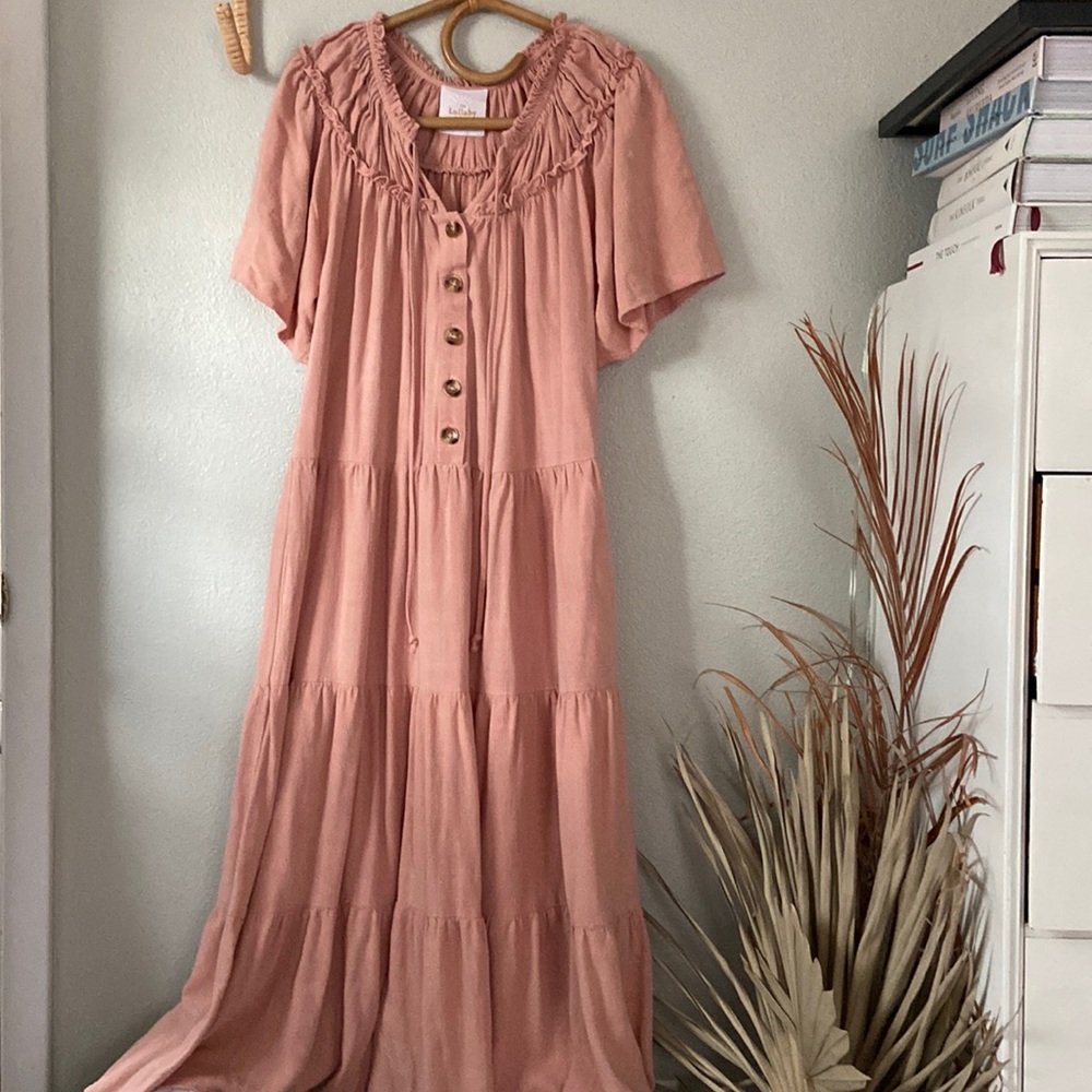 The Lillaby Club muted pink dress XS